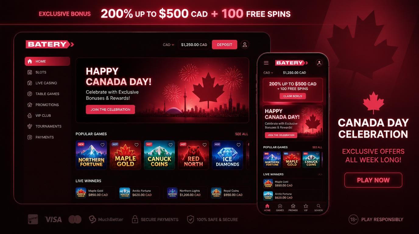 Battery Casino Login English Platform: Casino Ranking from a Canadian Viewpoint
