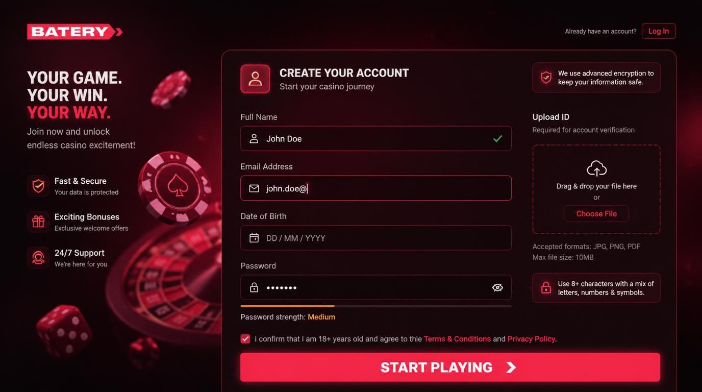 BatteryCasinoLogin Register: A Clear Review of Casino Battery Odds for Canadians